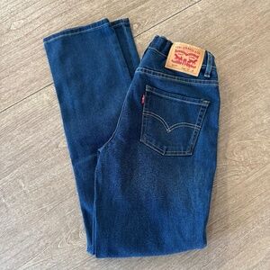 Levi’s 511 Slim Boys Jeans Size 14 Reg 27x29 Dark Wash Denim